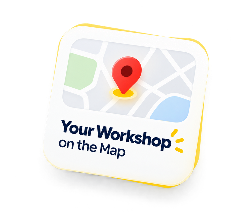 Workshop map location card